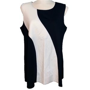 Alfani asymmetrical stripe tank